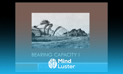 CEEN 341 Lecture 25 Bearing Capacity Part I