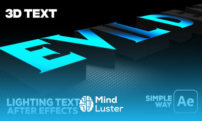 After Effects 3D Text Tutorial No plugin