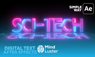 After Effects Neon Light Text Animation with AMAZING Reflection