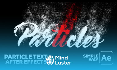 After Effects Particles Logo Text Animation with Trapcode Particular Plugin