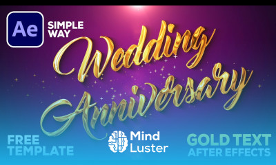 Shine Gold Logo Animation Tutorial After Effect After Effects Tutorial