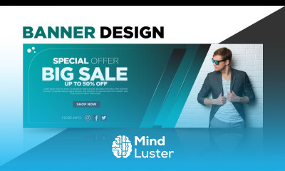 Illustrator Tutorial Simple Web Banner Design Big Sale Banner FreeFileDownload