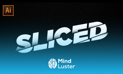 Sliced Text Effect in Adobe Illustrator