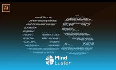 How To Create a Text Inside Text Typography Effect in Adobe Illustrator Tutorial