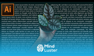 How To Wrap Text Around a Picture And Object in Illustrator 2021