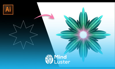 Create Advanced 3D Vector Flower in Illustrator