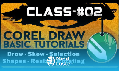 CorelDraw basic tutorial in Hindi Class 02 Draw Skew selection shapes By Design wale