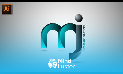 How To Combine Two Letters in a 3D Logo design Adobe illustrator Easy Tutorial