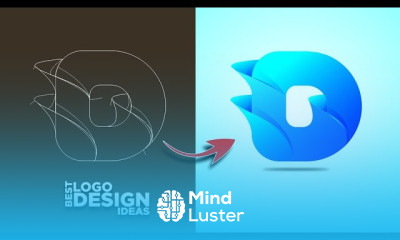 CoreldrawX7 Tutorial Letter D Best Abstract Logo Design ideas By Design wale