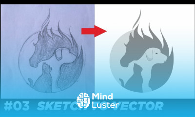 Coreldraw Tutorial Create a Vector Logo From a Rough Sketch 03 CDR File free download