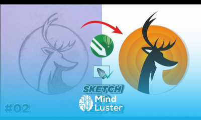 Coreldraw Tutorial Create a Vector Logo From a Rough Sketch CDR File free download