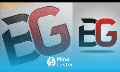 How to make BG Logo design in CorelDraw x7 tutorial By Design wale