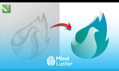 Coreldraw Vector Logo From a Rough Sketch