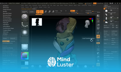 Mastering Zbrush Creating amazing props and characters pt 43 unwrap