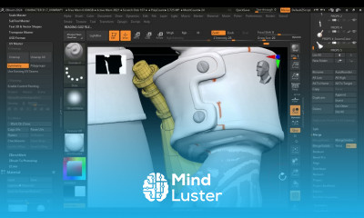 Mastering Zbrush Creating amazing props and characters pt 42 unwrap