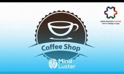 illustrator tutorial Create Coffee Logo Design Vintage Badge Coffee Shop Logo No Speed art