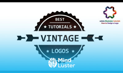 Vintage Badge Logo Design Simple Vintage logo Adobe illustrator Logo Design Tutorial