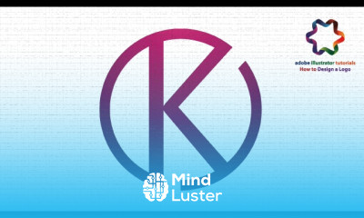 Create Circle Letter Logo Design in Adobe illustrator How to make simple logo design