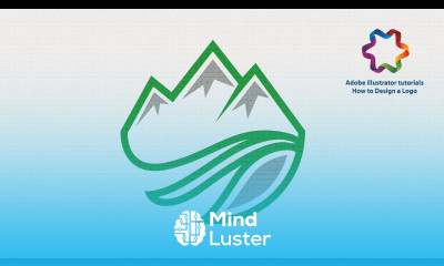 how to design mountain logo with quick trick in adobe illustrator complete tutorial