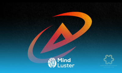 Letter A Logo Design Tutorial in Adobe illustrator CC How to design Custom Letter Logo