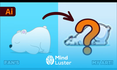 Adobe Illustrator Redraw a Fan s Art Vector Illustration So Satisfying