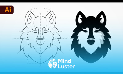 Adobe Illustrator Tutorial Design a Wolf logo from Start to Finish