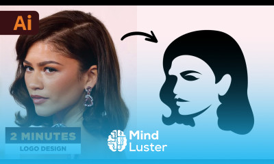 Adobe Illustrator Tutorial CREATE a Vector Face LOGO from Photo in 2 MINUTES