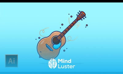 Drawing a Guitar in Adobe Illustrator Flat Design