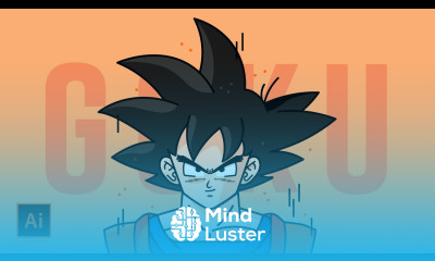 How To Draw Goku Sketch to Vector Adobe Illustrator Tutorial