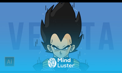 How To Draw Vegeta Sketch to Vector Adobe Illustrator Tutorial
