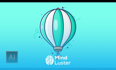 Drawing a Minimal Flat Design Hot Air Balloon in Adobe illustrator