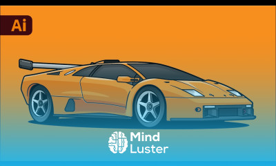 Adobe Illustrator Tutorial How to Draw Flat Vector Car Illustration