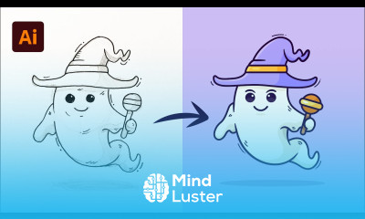 Adobe Illustrator Tutorial Create a Ghost Character from Sketch HD