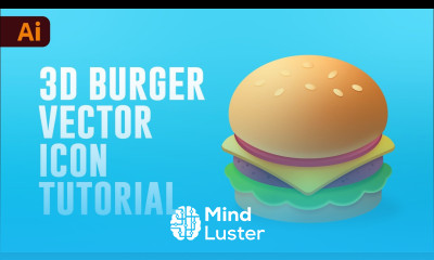 Adobe Illustrator Tutorial How to Create 3D Vector Burger from Sketch