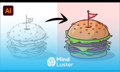 Adobe Illustrator Tutorial Create a Vector Hamburger from Sketch HD