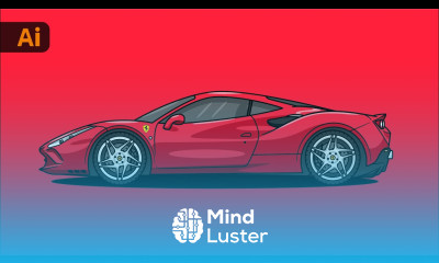 Adobe Illustrator Tutorial How to Draw Flat Vector Car Illustration