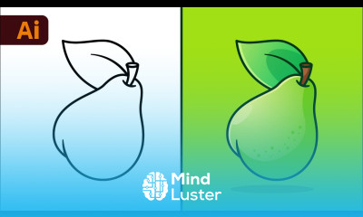 Adobe Illustrator Beginner Tutorial Create a Vector Pear from Sketch HD