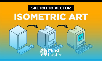 Adobe Illustrator Tutorial Create Isometric Design from Sketch HD