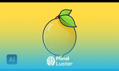 How to draw flat design Lemon in Adobe Illustrator REAL TIME PROCESS