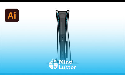 Flat Design PS5 Illustrator Tutorial Speed Art HD