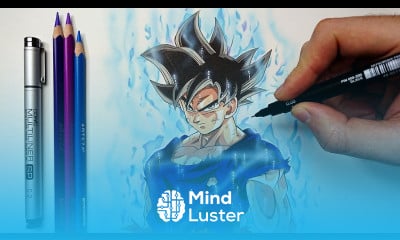 How To Draw ULTRA INSTINCT Goku TUTORIAL