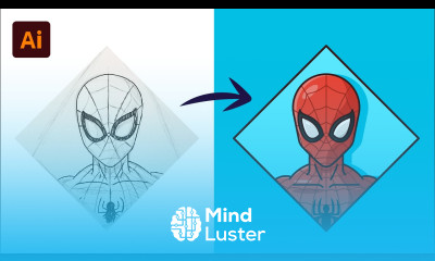 Adobe Illustrator Tutorial Create Spiderman from Sketch HD