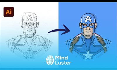 Adobe Illustrator Tutorial Draw Captain America from Sketch HD