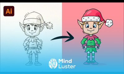 Adobe Illustrator Tutorial Create a Cute Elf Character from Sketch HD