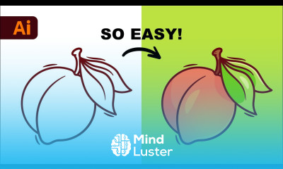 Adobe Illustrator Beginner Tutorial Create a Vector Peach from Sketch HD