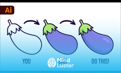 Adobe Illustrator Beginner Tutorial Create a Vector Eggplant from Sketch HD