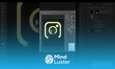 Glowing Instagram Logo Effect using Photoshop