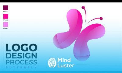 Illustrator Tutorial Create a Butterfly Logo Design Logo Tutorial