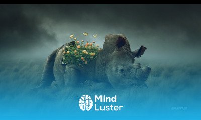 Rhino Flower Photo Manipulation Editing Tutorial