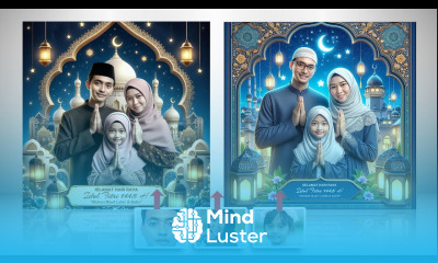 How to Generate Stunning EID FITR Family AI Image with Own Face using Bing Creator FREE